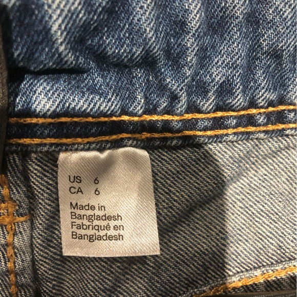 Women’s size 6 H&M short- alls shirt overalls - Picture 4 of 6